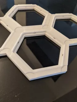 Base Plate with Integrated Magnets (For Catan-Style Boardgame 2.0)
