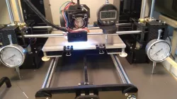  bed leveling anet A6 with analog and digital indicator (gauge)