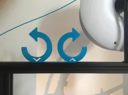 bed leveling screws reminder