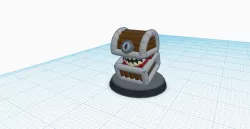 Chesty McChestface familiar Dnd D&D Pathfinder Starfinder rpg 28mm