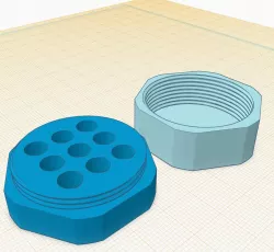 Compact MK8 nozzle box (9 nozzles)