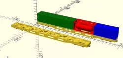 Container HO railcar