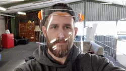 Covid-19 Full Face Shield w/ TIG Filler Rod