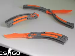 CS:GO Butterfly Knife (No Screws Needed) - Balisong trainer