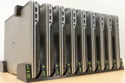 Dell Latitude rack cluster