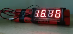 Dynamite clock