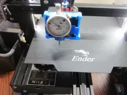 Ender 3 CR10 Small Dial Indicator and Bracket, Bed Level G-Code (stl stp)
