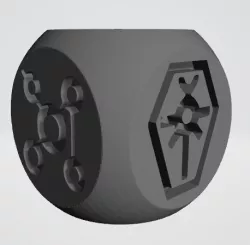 Evil Space Robot Dice