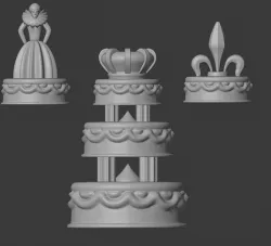 Fancy Cake for Noble Ball - Supportless