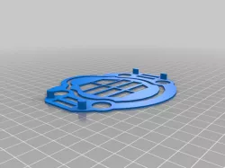Fast-print facemask frame