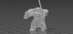 Female Inquisitor in Terminator Armor