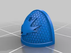 Fire Lizards Chapter Shoulderpad