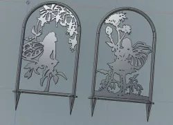Garden Fairy Flower trellis