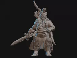 Halfling Ranger Miniature