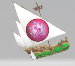 Halruaan Skyship, Light version