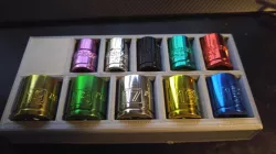 Harbor Freight anodized  metric sockets tray