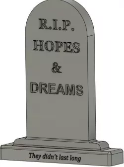 Hopes and Dreams Tombstone