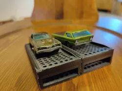 Hot Wheels Display Ramp (with silica or led slot)