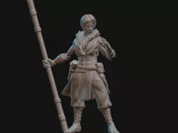 Human Monk Miniature