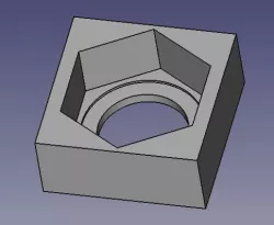 Kingpin retainer for a Bennett Vector truck