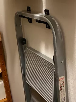 Ladder wall mount