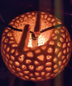 Lamp Led Shade Voronoi Style Omen