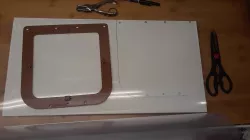Layover Trace & Cut Template for Prusa RC2 Covid Face Shield