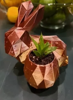 Low Poly Easter Bunny Planter