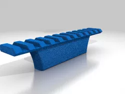 M16 / M4 / AR Carry handle rail adapter