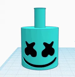 Marshmello Dj Mask shisha mouthtip