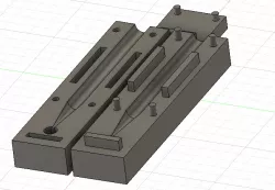 Moule crayon pour recyclage carton / Pencil mold for cardboard recycling