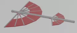 Multi-Material Avatar The Last Airbender Staff Glider