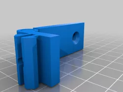 Nutless rail hinge for Ender 5