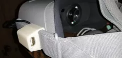 Oculus GO USB connector holder