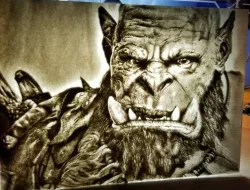 Orgrim Doomhammer Lithophane