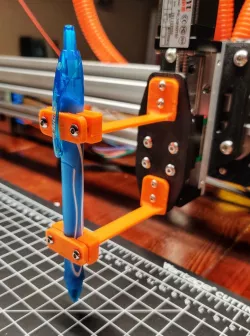 Pen Holder Attachment for CNC Plotter