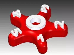 Pomo nivelación cama  \ Bed adjusting wheel \ Geeetech