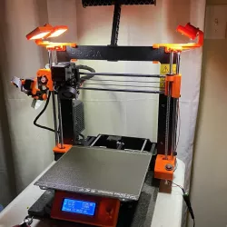 Prusa Lights with Clip-On Brackets