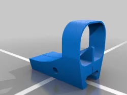 Reflex sight with front post