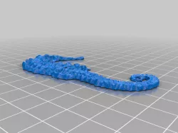 Sea horse x-ray 3D for CNC carving