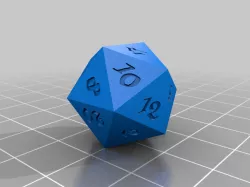 Sharp-edged Gaming Dice Set (Fantasy flavor)