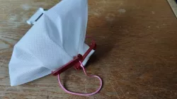 Simple clip for face mask (Corona virus Covid-19 protection)
