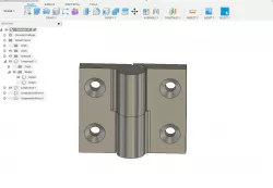 small detatchable hinge