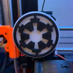 Star Wars Imperial Crest Extruder Visualizer