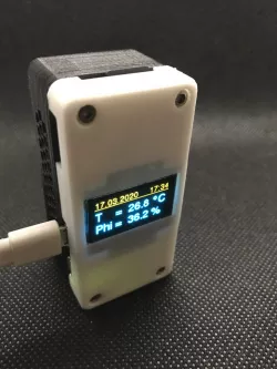 Temperature and humidity by Raspberry Pi zero W