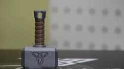 Thor's Hammer Mjolnir Keychain 2.0