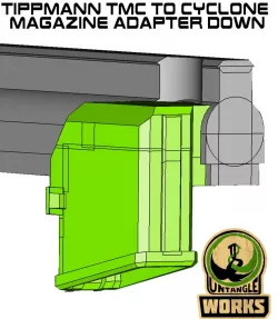 Tippmann TMC to cyclone Magazine Down  Adapter