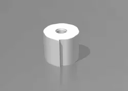 Toilet paper keychain