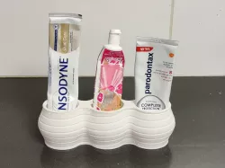 Toothpaste Triple Holder