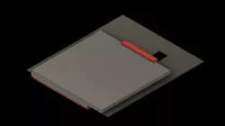 UJ167 Optical drive mount for Streacom FC8 Evo